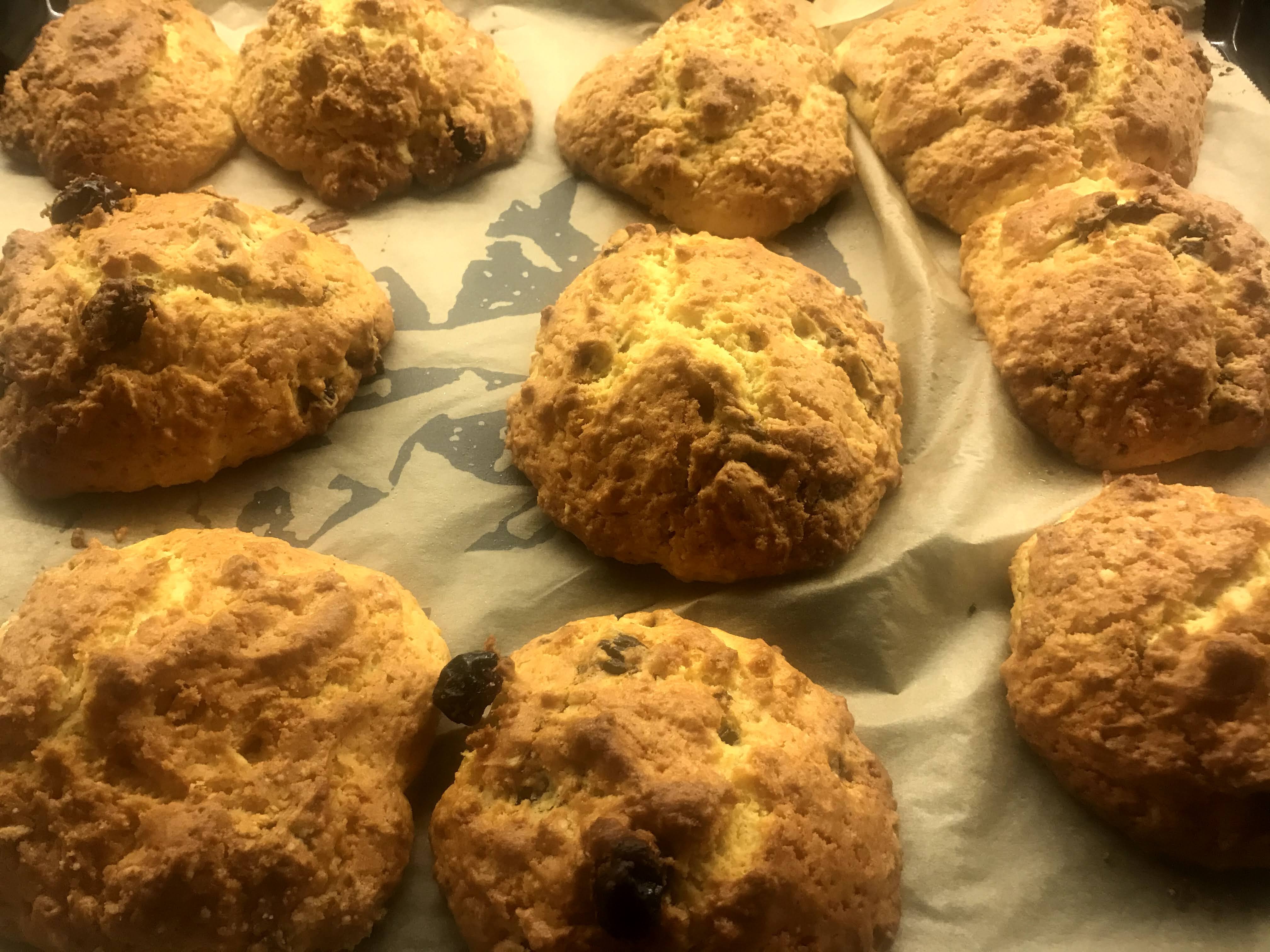 Zdjęcie brytyjskich bułeczek-scones